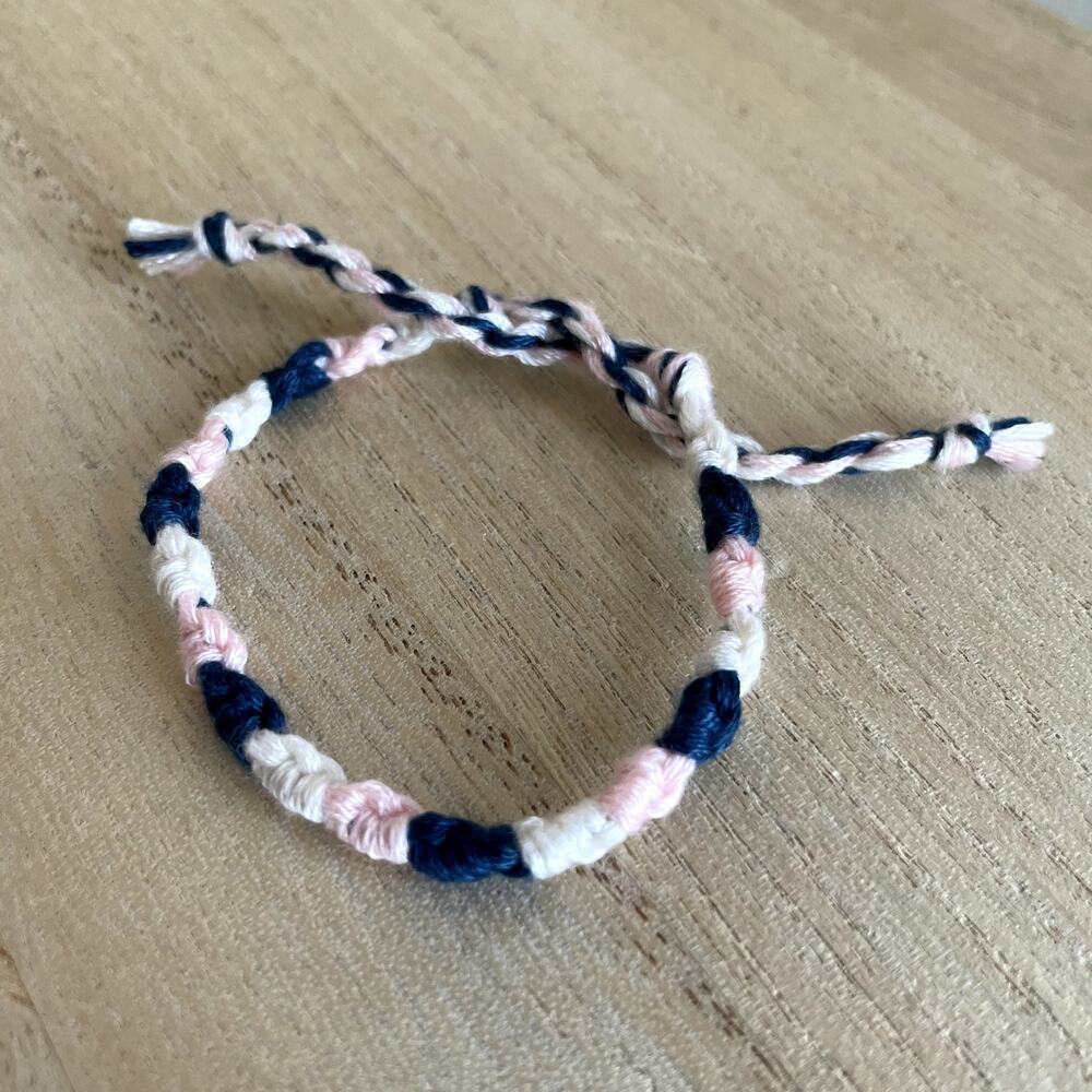 Liesl Bracelet, anklet, trendy, comfortable, tie, embroidery thread, woven, gift